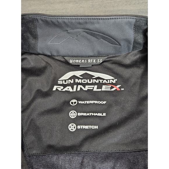 Sun Mountain Rainflex Golf Jacket Womens Medium Waterproof Full Zip Stretch - Picture 4 of 6